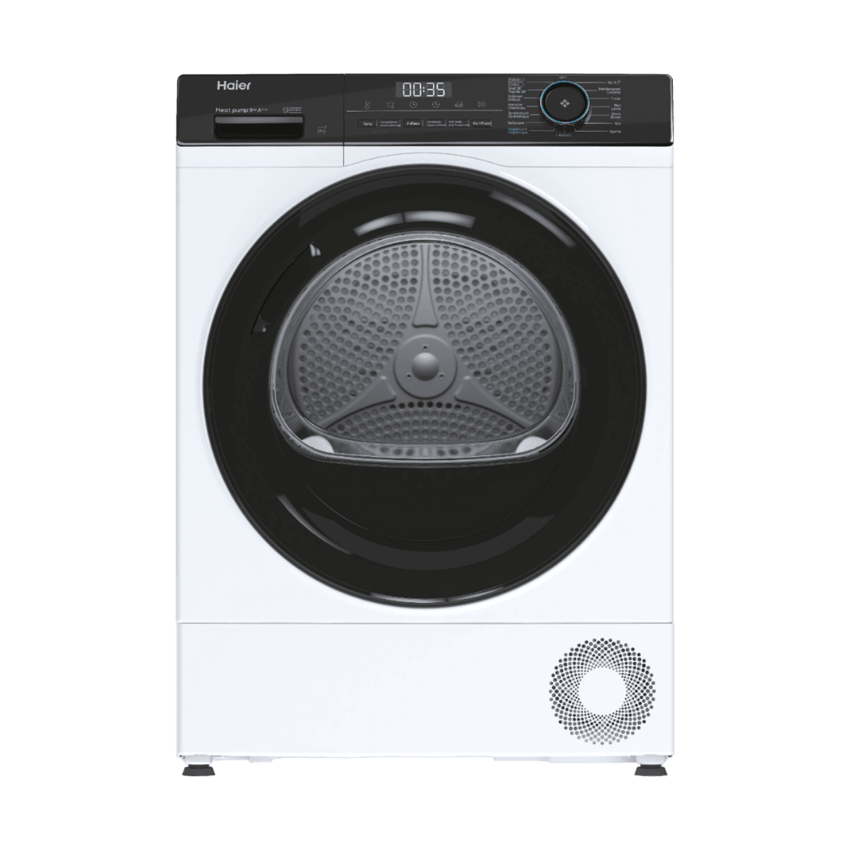 HAIER HD90-A3939E I-PRO -  Warmtepompdroger - 9 kg - 64 dB - Energielabel C — afbeelding 1