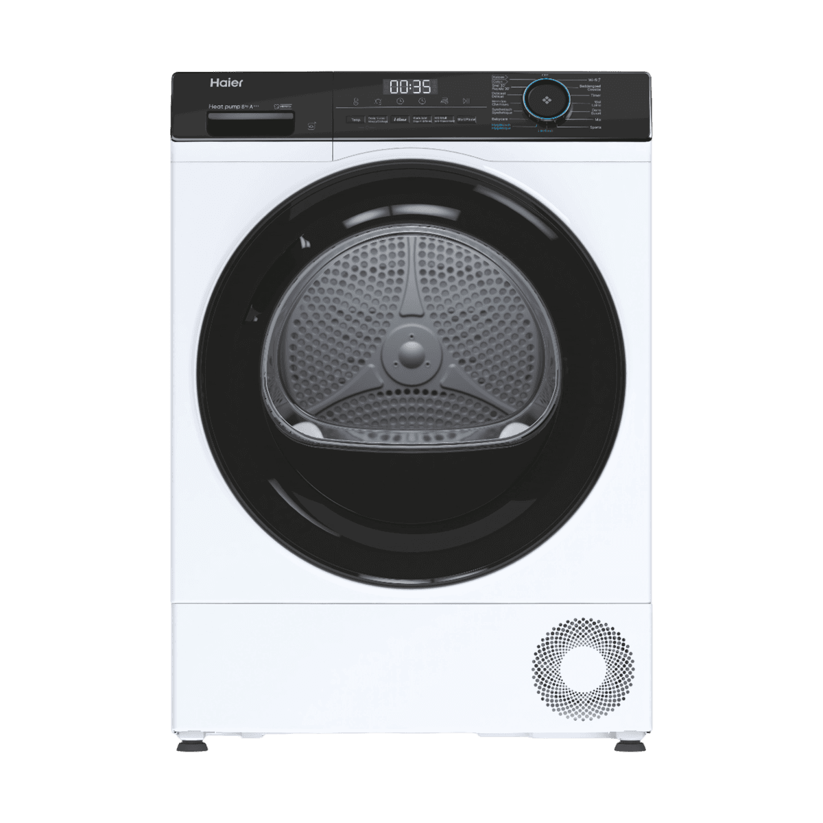 HAIER HD80-A3939EDF I-PRO3 -  Warmtepompdroger - 8 kg - 64 dB - Energielabel C — afbeelding 1