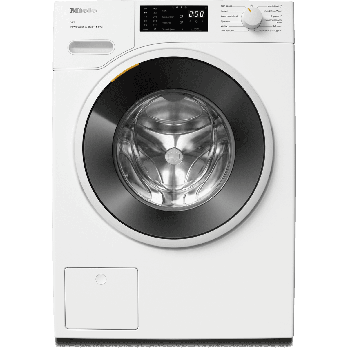 MIELE WWD 380 WCS PowerWash - Wasmachine Voorlader - 9 kg - 1400 rpm - 72 dB — afbeelding 1