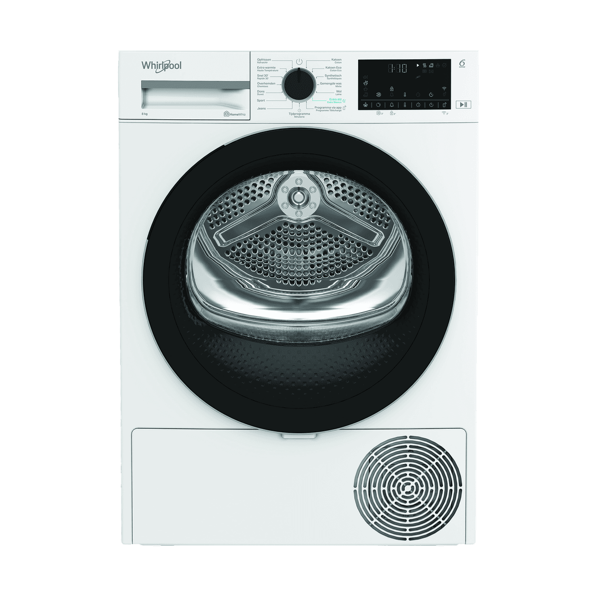 WHIRLPOOL C WD 84M WBS BE -  Warmtepompdroger - 8 kg - 63 dB - Energielabel C — afbeelding 1