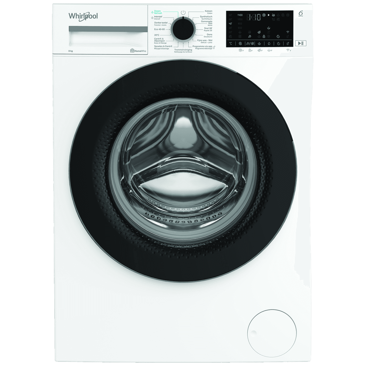 WHIRLPOOL WAM 87WB BE A-10% - 76 dB - Wasmachine (8 kg, 1400 rpm, A) — afbeelding 1