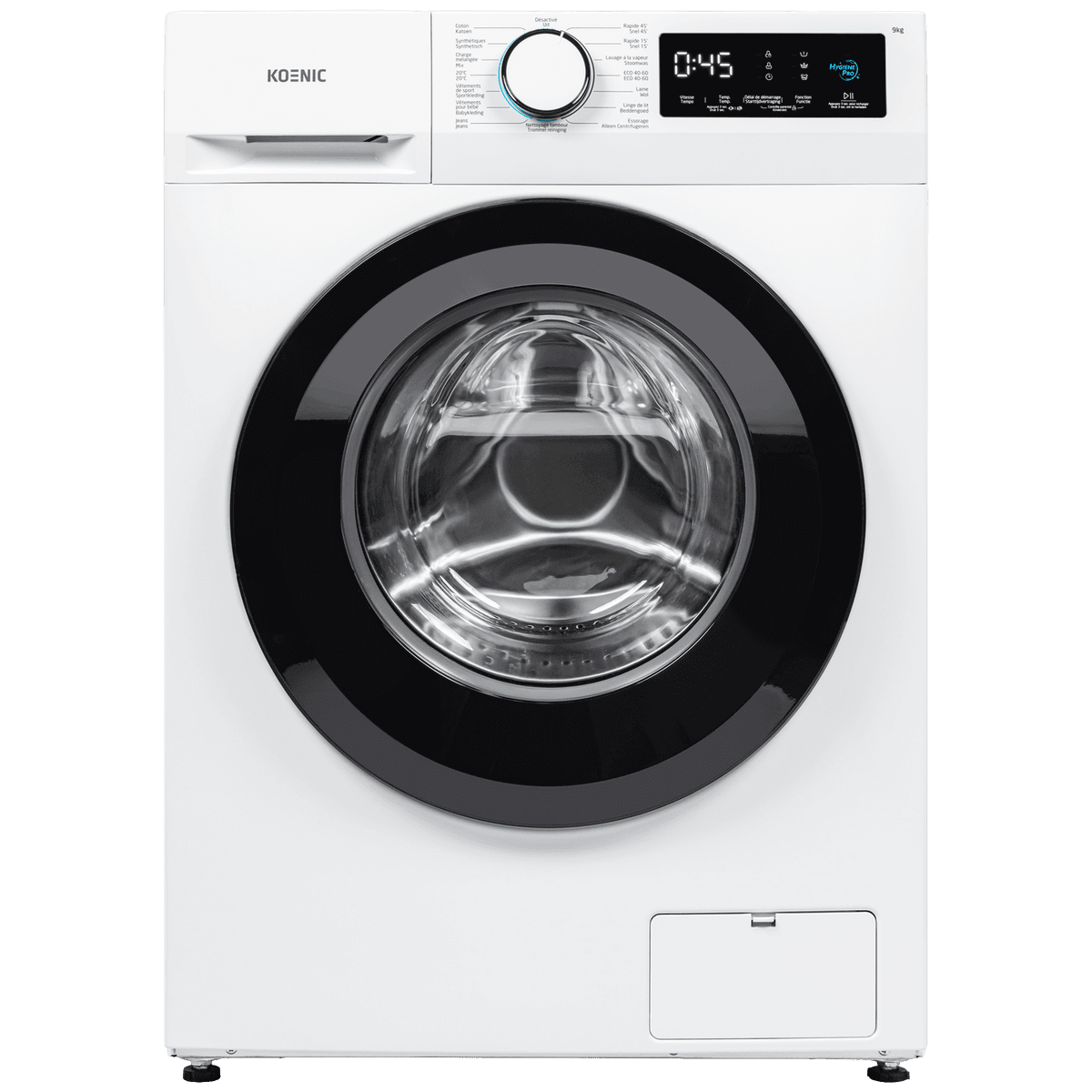 KOENIC KWM 9126 A-10 INV - Wasmachine voorlader - 9 kg Wasmachine (9 kg, A) — afbeelding 1