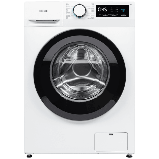 KOENIC KWM 9126 A-10 INV - Wasmachine voorlader - 9 kg Wasmachine (9 kg, A)
