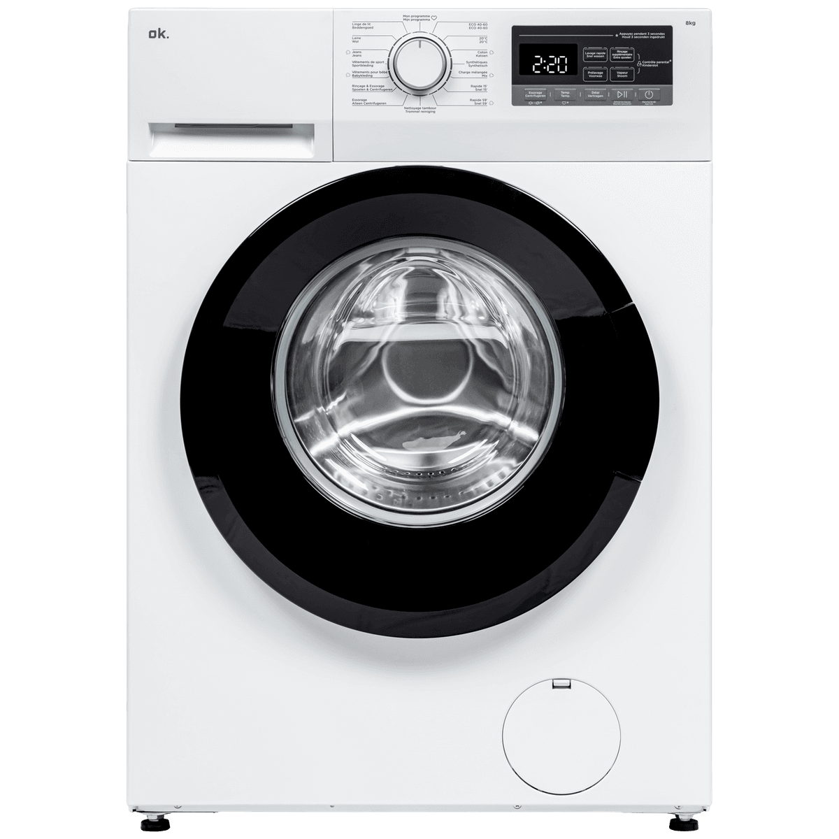 OK. OWM 8136 A-10 Wasmachine voorlader (8 kg, 1400 rpm, A) — afbeelding 1