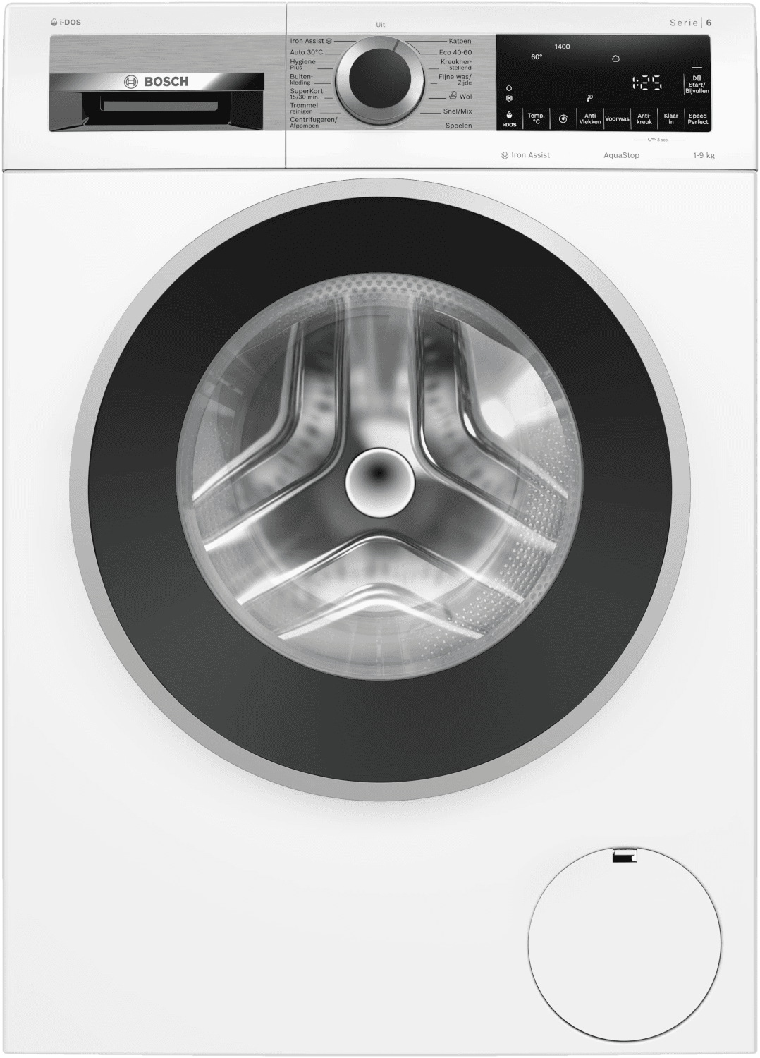 BOSCH WGG244FSNL i-DOS - Wasmachine Voorlader - 9 kg - 1400 rpm - 70 dB - automatisch doseren — afbeelding 1