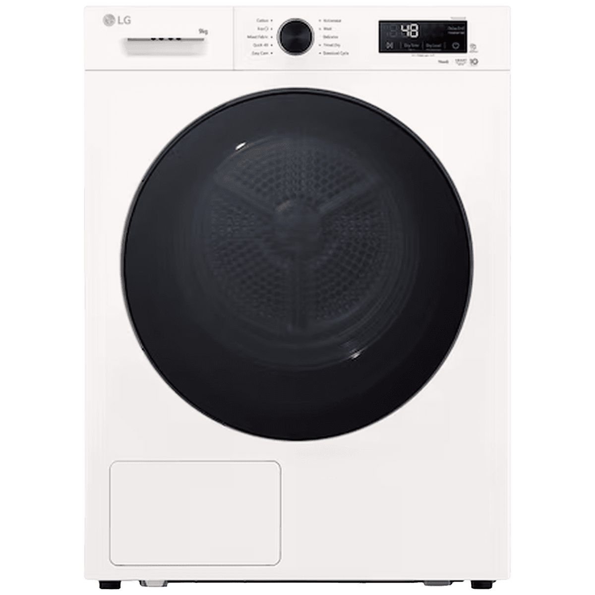 LG RHX1009NWB - Warmtepompdroger - 9 - 64 - Energielabel C — afbeelding 1