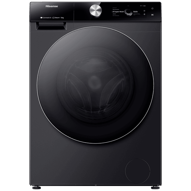 HISENSE WF7S1247BB -  Wasmachine Voorlader - 12 kg - 1400 rpm - 70 dB - automatisch doseren