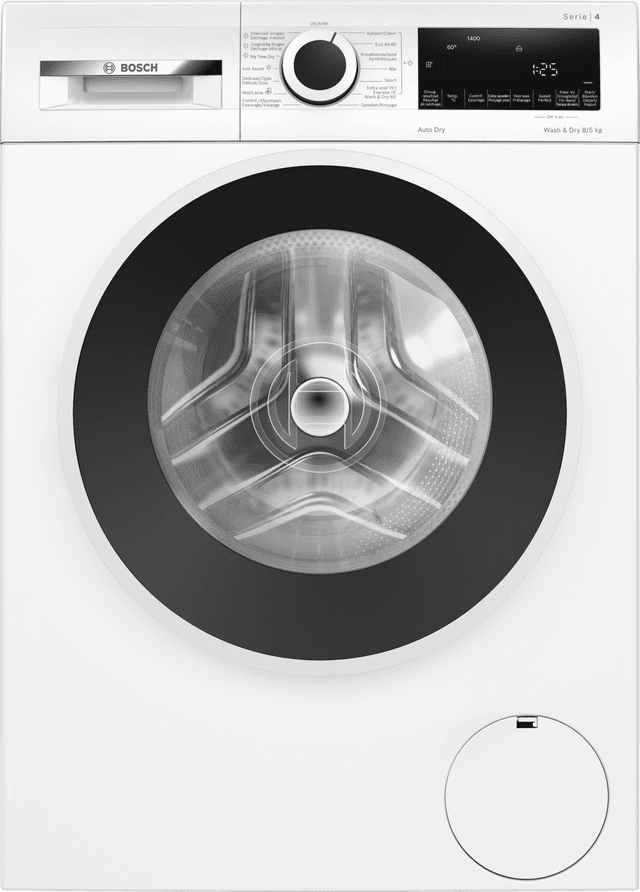 BOSCH WNA13401NL - 8 kg + 5 kg - 1400 rpm - 47 dB Was-droogcombinatie