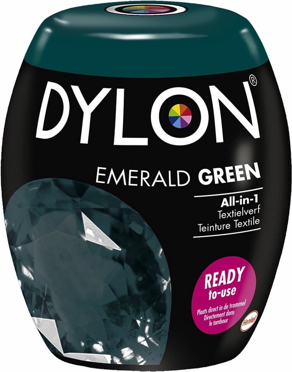 3x Dylon Textielverf Emerald Green 350 gr — afbeelding 1