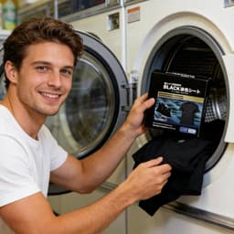 Textielverf - Stoffen Kleur - Kleding Opfrissen - Kleurherstel Technologie - 16 Vellen - Zwart — thumbnail 3