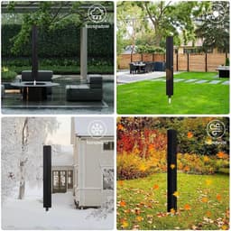 Beschermhoes voor Droogrek - 210D Oxford, Waterdicht, Weerbestendig, UV-Bestendig, Winterbescherming, Met Rits, Ideaal voor Droogapparatuur — thumbnail 5