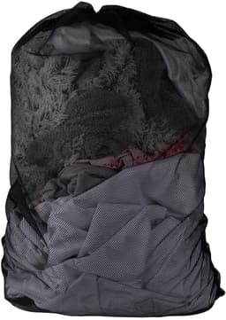 Dailygoods- Waszak 60x90 cm - Waszak met Trekkoord - Opvouwbaar - Polyester - Machinewasbaar - Ideaal voor Thuis/Hotel - Wasmand — thumbnail 1