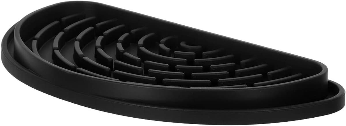Silicone Drip Tray - Water Opvanger - Apparaat Beschermen - Antislip Garantie - 21 cm Lengte - Zwart — afbeelding 1