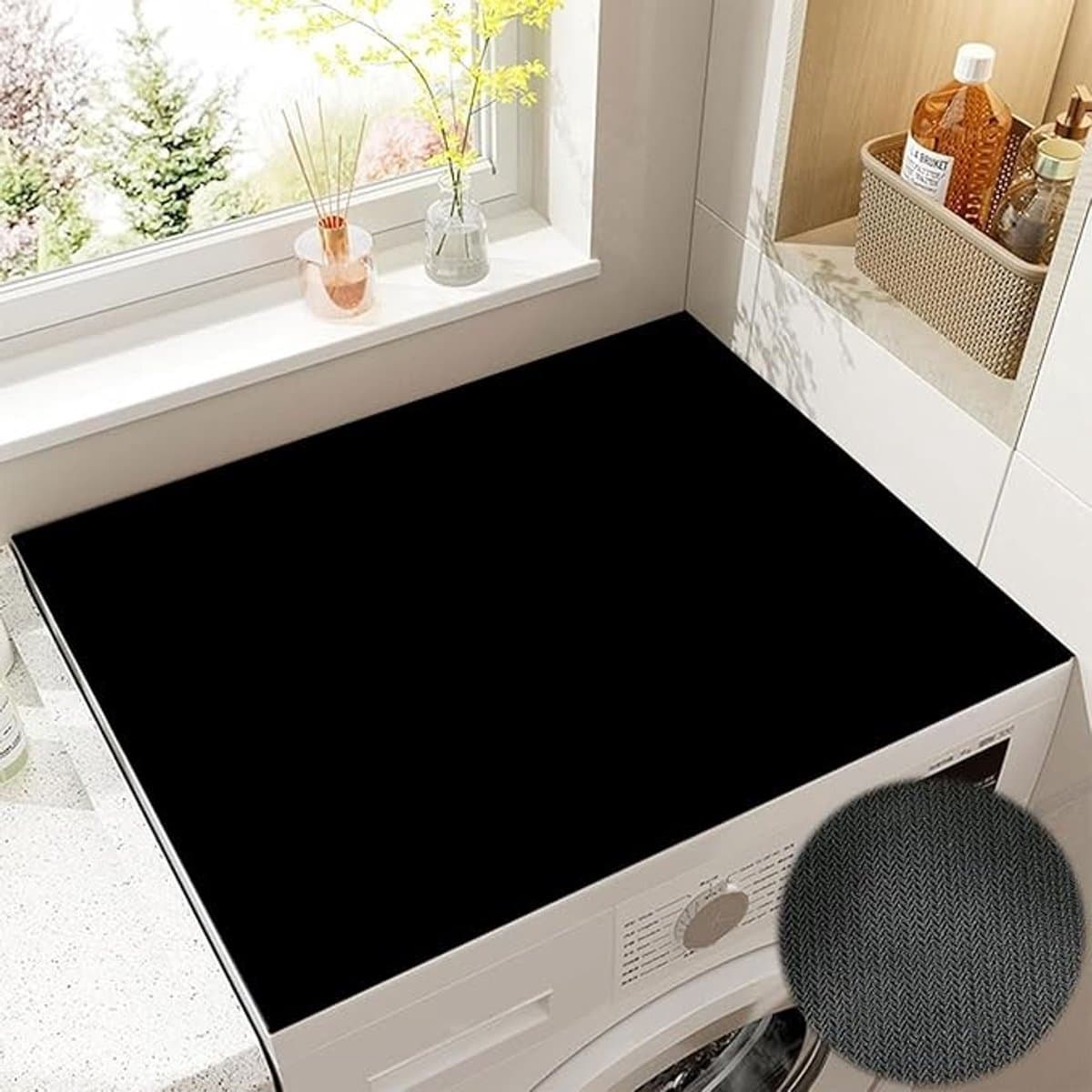 Wasmachine-onderlegger 60x60 cm - Universele beschermmat voor wasmachine en droger — afbeelding 1