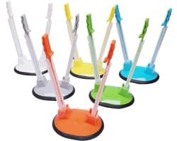Baggy Rack Set - Zakhouder Keuken - Voedsel Voorbereiden - Handsfree Clips - 6 Stuks - Multicolor
