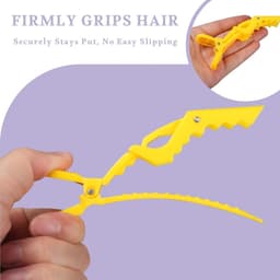 Haarclips Dames - Haarspeldjes Klemmen - Haarstyling Knippen - Antislip Zacht - 10 stuks - Mat — thumbnail 3