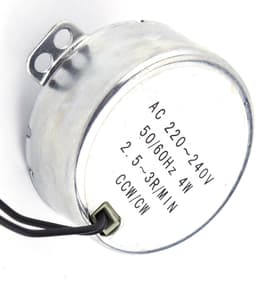 Motor, 50/60 Hz Frequentie 220-240 V AC Synchrone Motor Reductiemotor 4 W Reductiemotor CW/CCW, Piramidemotor Stil voor Magnetron Draaitafel (2,5-3 tpm) — thumbnail 1