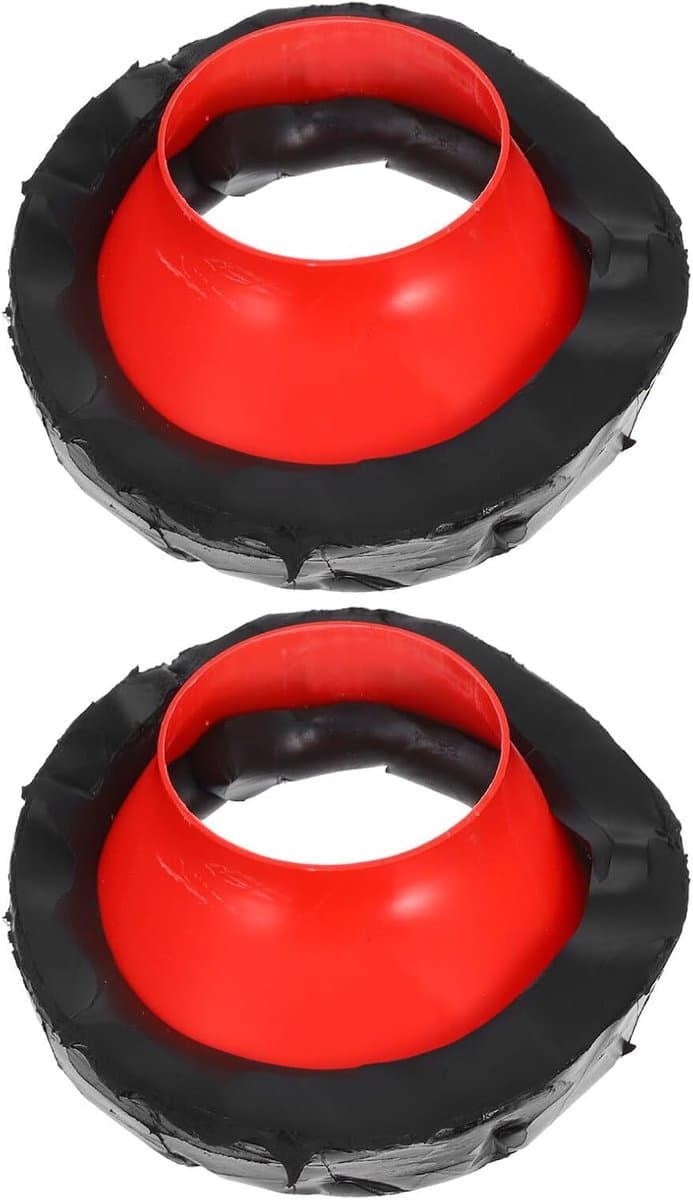 2 Stuks Toilet Voetpakking Spoelklep Ring Toilet Flensafdichting Rubberen Afdichting Pakkingen Potpakking Hardware — afbeelding 1
