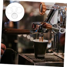 1set Siliconen Afsluitringen Aluminium Filter Voor Espresso Koffiezetapparaat Vervangingsonderdelen Voor Kop Verbeter Levensduur Voorkom Lekkage — thumbnail 2