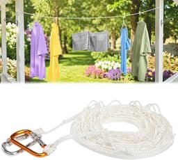 Waslijn voor buiten en binnen, 6 m, winddichte nylon waslijn — thumbnail 1