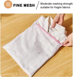 Allecto Plus - 4-delige wasmachinenet van polyester voor ondergoed, blouse, sokken — thumbnail 3