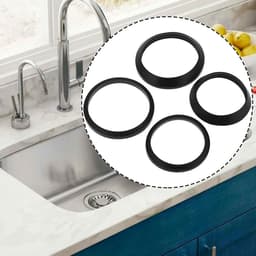 8Pcs Trap Inlet Rubber Washer Mixed Pack,1 1/4 and 1 1/2 Washers for Basin, Bath, Kitchen Sink Plumbing Seals — thumbnail 5