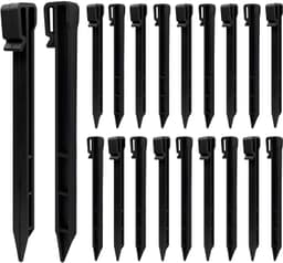Set van 20 Plastic Grondankers voor Tuin en Tent — thumbnail 1