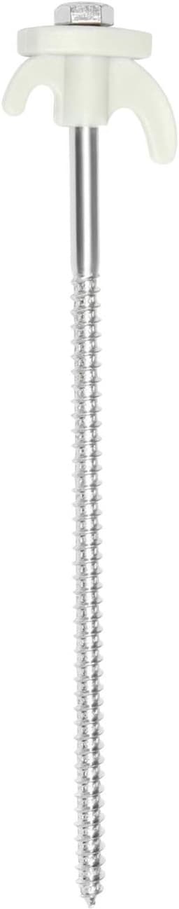 5x tentharingen van staal, schroefharingen met adapter — thumbnail 1