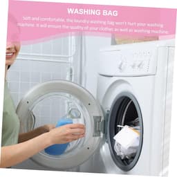 EGoods - Set van 6 opvouwbare kleine waszakken voor fijne was - herbruikbare mini-waszakken voor wasmachine - reisnet voor kledinginpakken — thumbnail 3