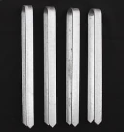 DanDiBo 4 stuks grondankers verzinkt XL grondankers voor rozenboog 30 cm haringen grondpen grondpen bevestiging verankeringsset — thumbnail 5