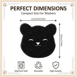 Haarfilters voor wasmachine 8 stuks - herbruikbaar - met smiley-gezicht - effectief voor dierenharen - ShopVlot — thumbnail 4