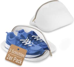 ecooe Waszak voor Schoenen in Wasmachine, 2 Stuks Waszakken, Herbruikbaar Wasnet met Ritssluiting, Wasmachinewaszakken voor Sneakers,Beha, Sokken — thumbnail 1