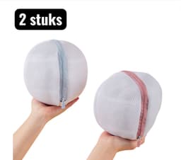 2 stuks bh-waszakjes voor de was, bh-waszakjes voor de wasmachine, lingeriezakje voor het wassen van fijne was, bh-waszakjes als beschermers in de wasmachine, lingeriezakje — thumbnail 1