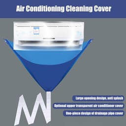 Regenbestendige en Lekvrije Reinigingshoes voor Airconditioning, Dubbel Laags Universeel, Inclusief Waszak en Reinigingsgereedschap voor Effectieve Onderhoudsservice — thumbnail 4