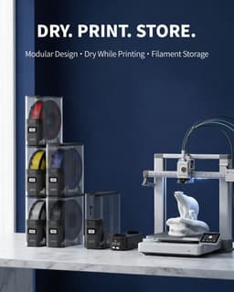 Filament Dryer - Droogkast Filament - 3D Printen Verbeteren - Split & Stapelbaar Ontwerp — thumbnail 3