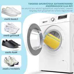 2 Stuks Waszakken voor Sneakers en Schoenen, Herbruikbare Wasnetten met Rits voor de Wasmachine, Ideaal voor Kleding en Onderhoud — thumbnail 4