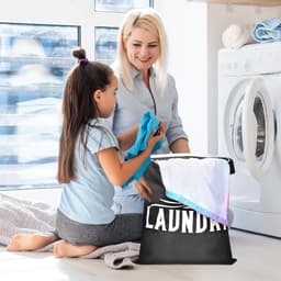 Grote Reiswaszak Set van 2 - Wasbare Waterdichte Tas voor Nat Kleding, Badkleding en Sportaccessoires voor Gym en Yoga — thumbnail 2