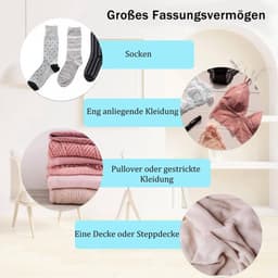 Dailygoods- Waszak Grote Capaciteit - Waszakken 30 cm x 40 cm / 60 cm x 80 cm - Opvouwbare Wasmand - Vuile Was Verzamelen - Reisaccessoire - Organiseren — thumbnail 5