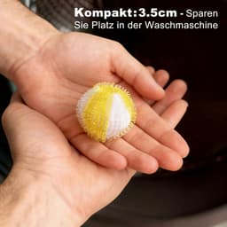 SnelShoppen - 12 Stuks Dierenhaarverwijderaar Wasmachine, Herbruikbare Pluisballen voor Effectieve Verwijdering van Dierenharen, Geschikt voor Kleding — thumbnail 5
