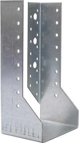 Set van 2 balkenschoenen 100x200mm - Draagschoen met 52 gaten - Verzinkt staal Z275 — thumbnail 5