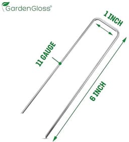 Stevige Antiroest Grondankers voor Tuin en Camping - 250 Stuks - 150 mm Lang — thumbnail 5