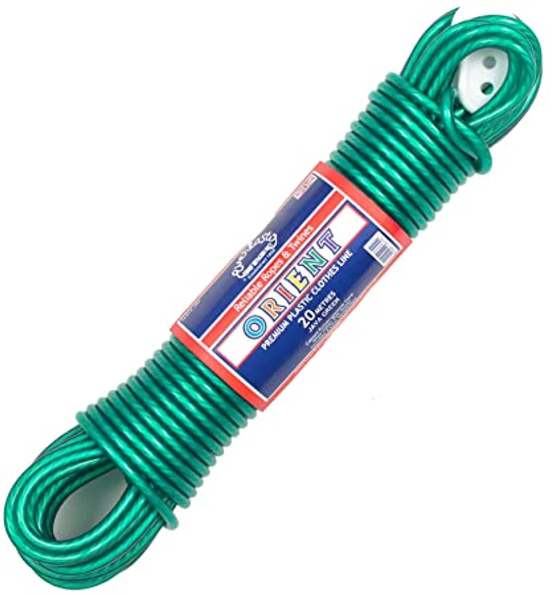Robuuste 30m PVC Waslijn - 4.8mm Dikte - Groen — afbeelding 1