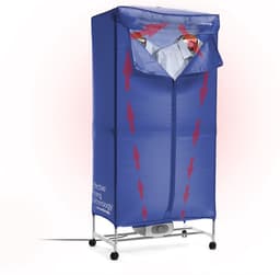 Draagbare elektrische droger met 2 niveaus Dupledry Blue InnovaGoods 1200 W — thumbnail 1