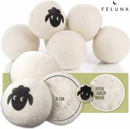 Eco Droogballen voor Droogtrommel - Natuurlijke Schapenwol Wasverzachter voor Duurzame Droogresultaten — thumbnail 2