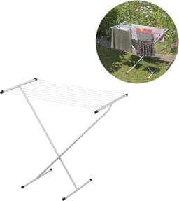 Inklapbaar Droogrek 9 M – Opvouwbare Camping Wasdroger voor Thuisgebruik — thumbnail 2