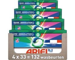 Ariel 3in1 Wasmiddel Pods Color - 4 x 33 stuks - Voordeelverpakking