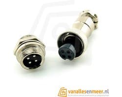GX20-4 CONNECTOR, 4 PINS