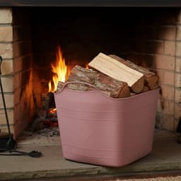 Excellent houseware flexibele kuip / emmer - 3x - roze - 25 l - kunststof - 40 x 35 cm - met handvatten — thumbnail 3