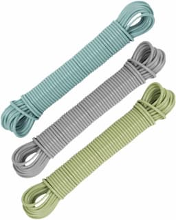 Sterke Gecoate Waslijn met Stalen Kern voor Binnen en Buiten 20 Meter — thumbnail 1