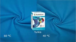 Wasmachine kleurstof - Textielverf - Kleding opfrissen - Voor katoen en gemengde vezels - 350 gram - Turkoois — thumbnail 3